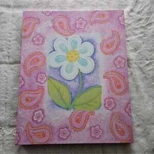 Like New Floral Paisley Canvas Art 16x20